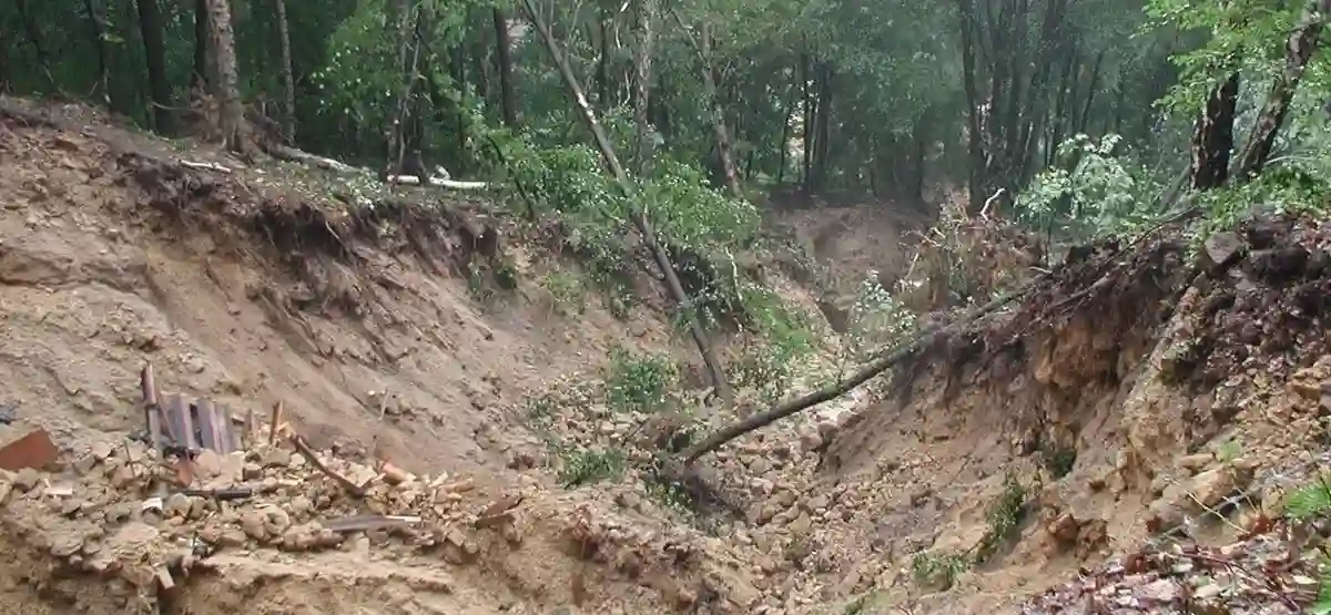 Illustrative image of Landslide assessment in Corona California