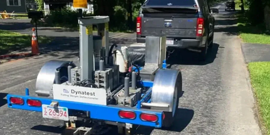 Illustrative image of Existing pavement evaluation in Corona California