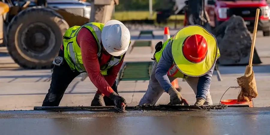 Illustrative image of Rigid pavement design in Corona California