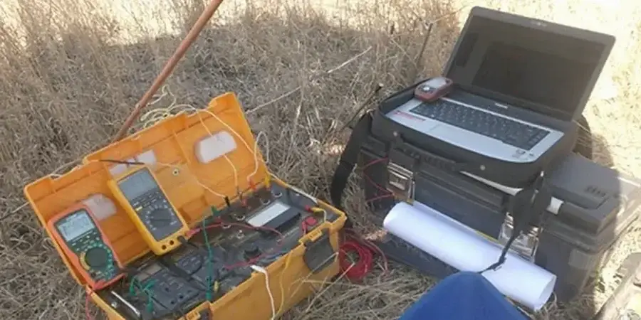 Illustrative image of Electrical resistivity / VES (Vertical Electrical Sounding) in Corona California